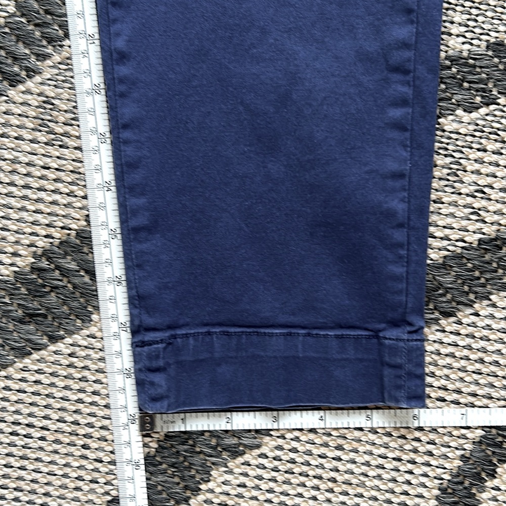 NYDJ Blue Cotton Trouser Style Pants - Picture 13 of 13